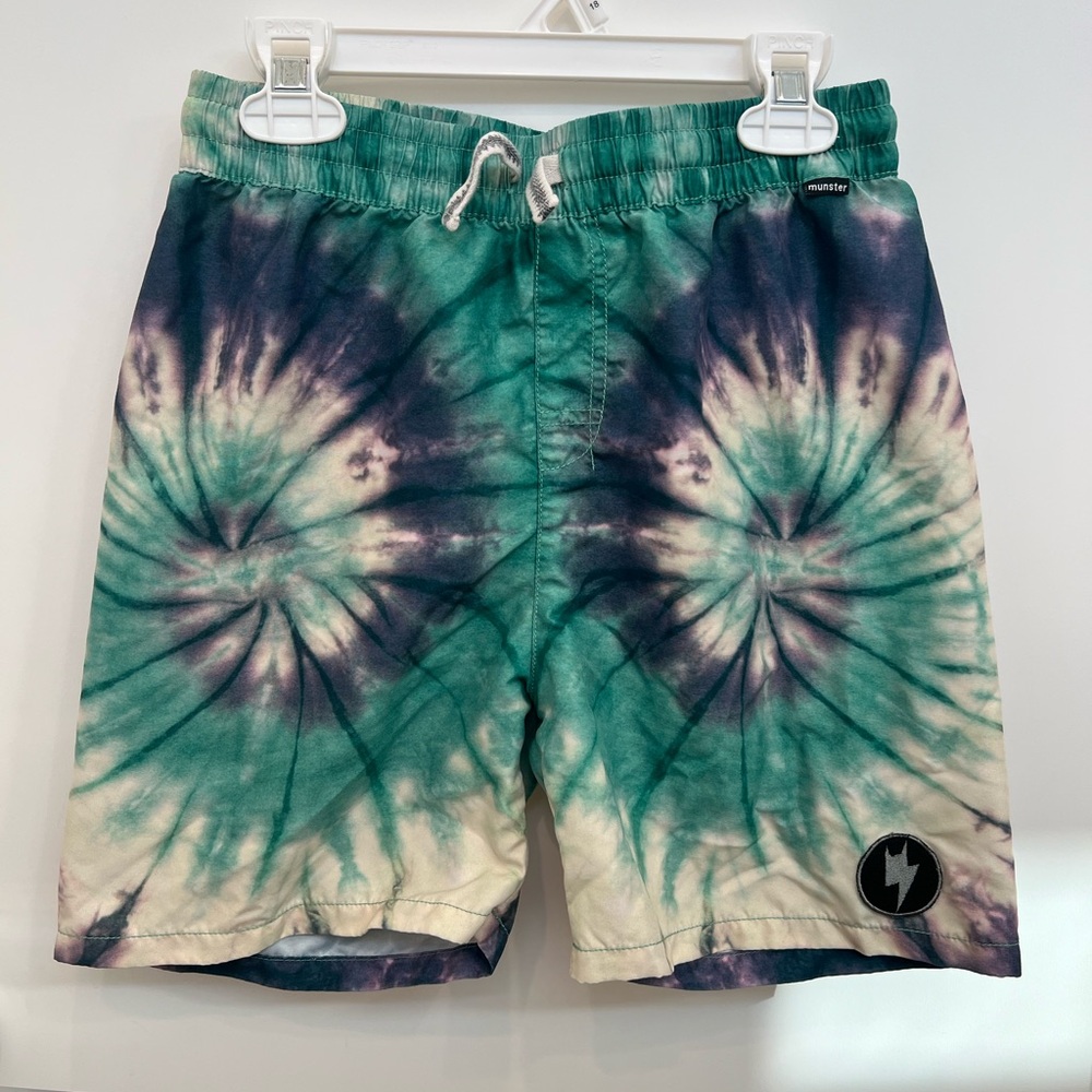 Munster Green and Purple Swim Shorts